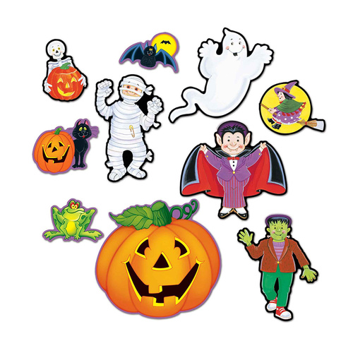 Beistle Halloween Cutouts 10 Pack