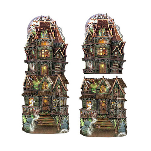 Beistle Jumbo Haunted House Cutouts 2 Pack
