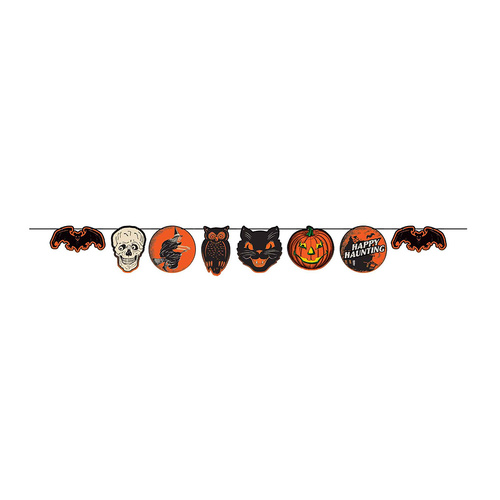 Beistle Vintage Halloween Haunting Banner