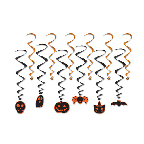 Beistle Halloween Whirls 12 Pack