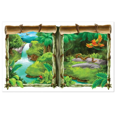 Backdrop Jungle Window View Scene Setter