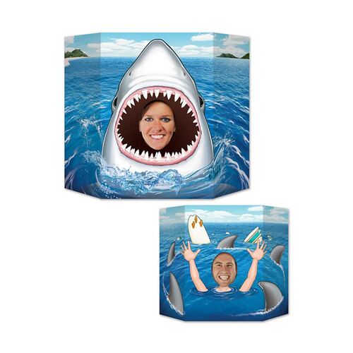 Shark & Swimmer Photo Prop
