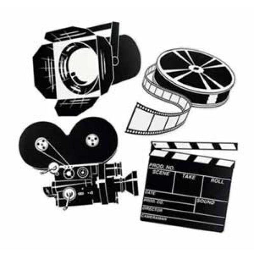 Cutouts Movie Set (40.6cm) 4 Pack