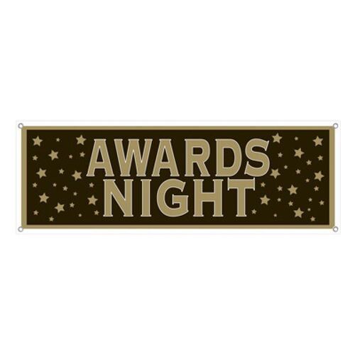 Banner Awards Night Sign (152cm x 53cm)