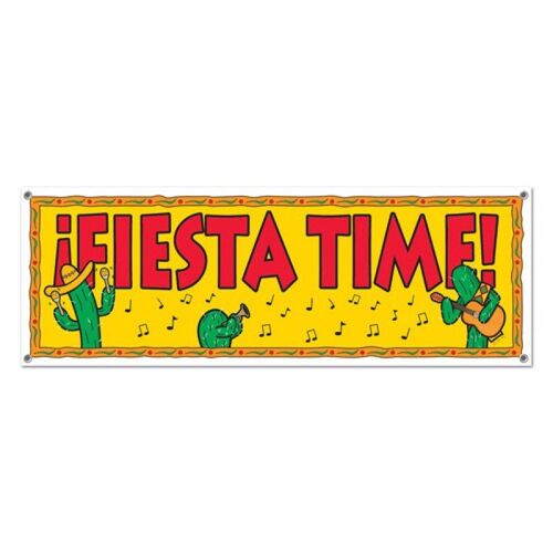Banner Fiesta Time! (152cm x 53cm)
