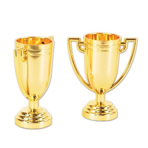 Trophy Cups Gold 8 Pack