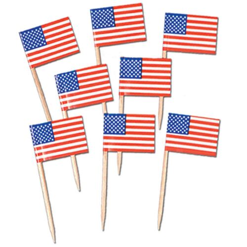 American Usa Flag Picks 50 Pack