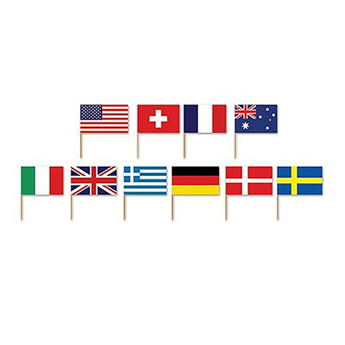 International Assorted Flags Picks 