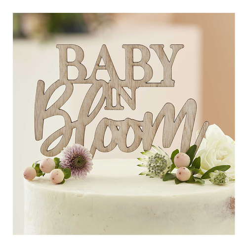 Baby in Bloom Cake Topper