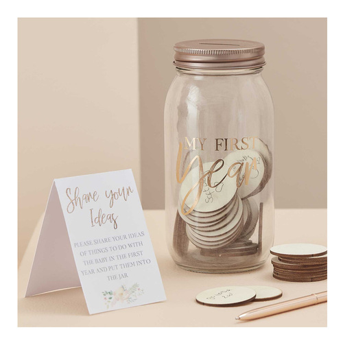 Baby in Bloom Memory Jar