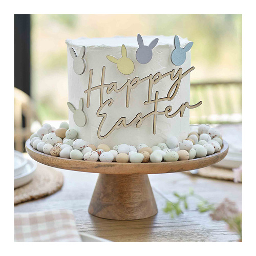 Hop Hop Hooray Easter Cake Decoations