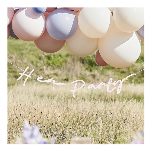 Boho Bride Banner Hen Party