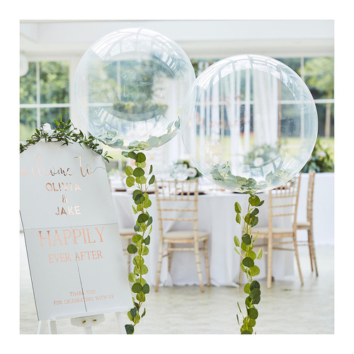 Botanical Wedding Orb Balloon Foliage Kit