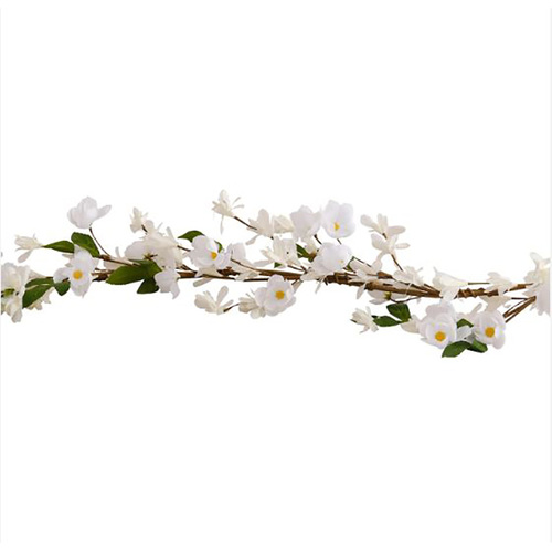Hey Bunny White Blossom Artificial Flower Garland