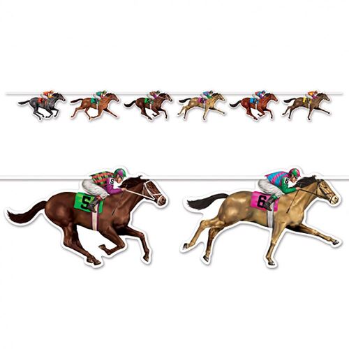 Horse Racing streamer Banner 1.83M