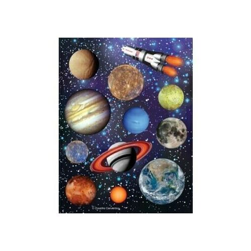  Space Blast stickers Assorted Designs Pack Of 4 