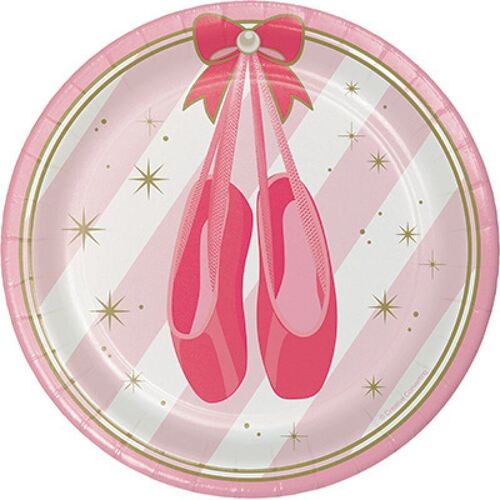 Twinkle Toes Lunch Plates Paper 18cm 8 Pack