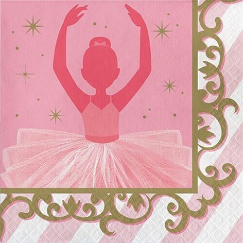 Twinkle Toes Lunch Napkins 16 Pack