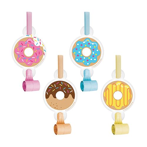 Donut Time Blowouts with Medallions 8 Pack