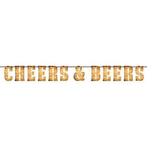 Cheers & Beers Banner (15cm x 2M)