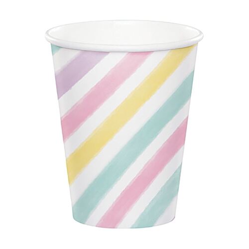 Unicorn Sparkle Cups Paper 266ml 8 Pack