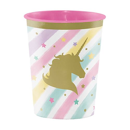 Unicorn Sparkle Keepsake Souvenir Favor Cup Plastic 473ml