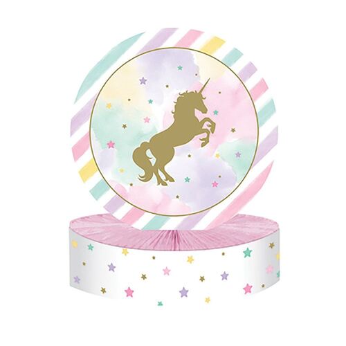 Unicorn Sparkle Centrepiece Honeycomb 30cm x 23cm