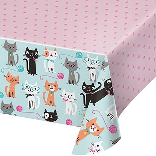 Purrfect Party Tablecover All Over Print