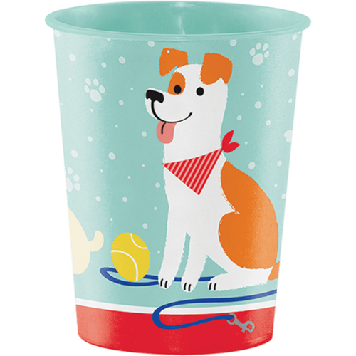 Dog Party Keepsake Souvenir Favor Cup Plastic 473ml