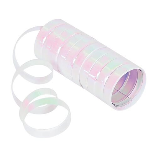 Iridescent Foil Serpentine Streamer Ribbon 1.98m