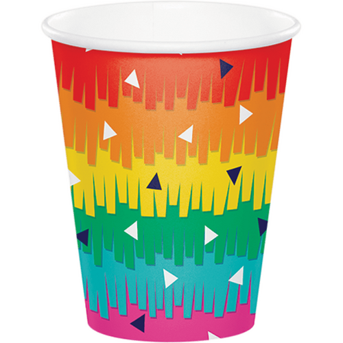 Fiesta Fun Cups Paper 266ml 8 Pack