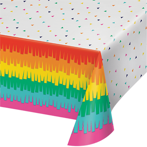 Fiesta Fun Tablecover Plastic All Over Print