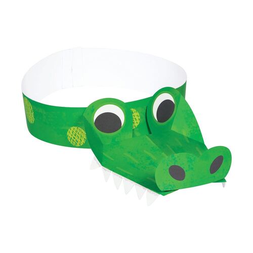 Alligator Party Headbands 8 Pack