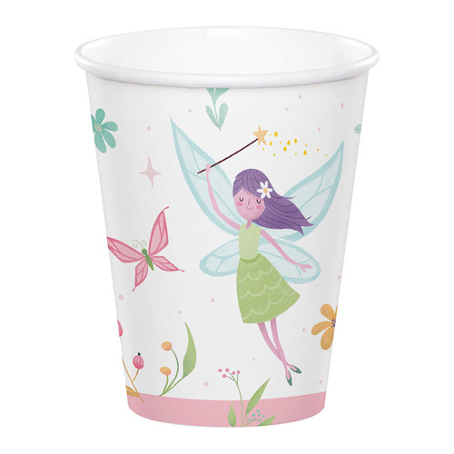 Fairy Forest Cups Paper 266ml 8 Pack