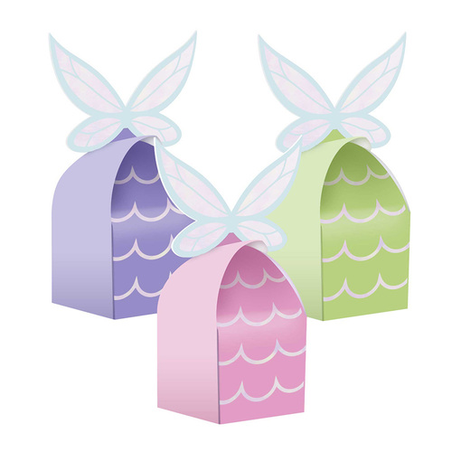 Fairy Forest Treat Boxes Cardboard 16cm x 6cm 8 Pack