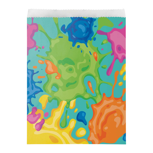 Paint Splatter Treat Bag 8 Pack