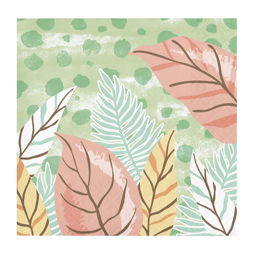 Safari Baby Beverage Napkins 16 Pack