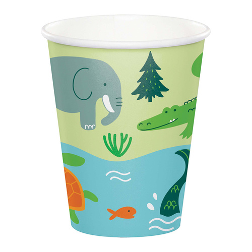 World Adventure Paper Cups 266ml 8 Pack