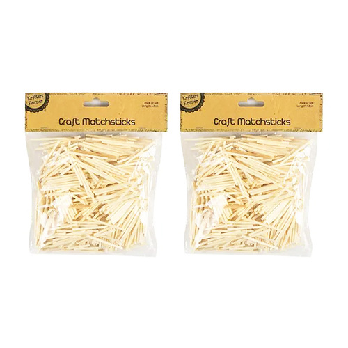 Natural Match Craft Sticks 600 Pack