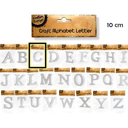 10cm Alphabet Letters- C