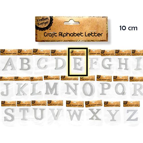 10cm Alphabet Letters- E