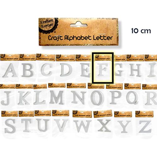10cm Alphabet Letters- F