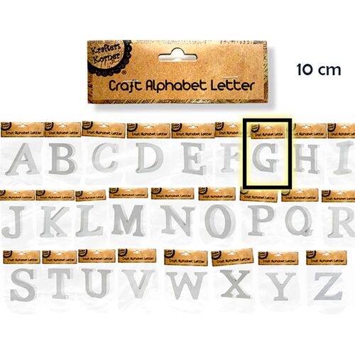 10cm Alphabet Letters- G