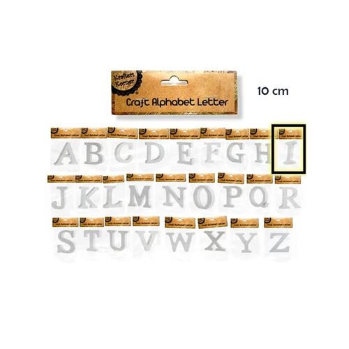 10cm Alphabet Letters- I
