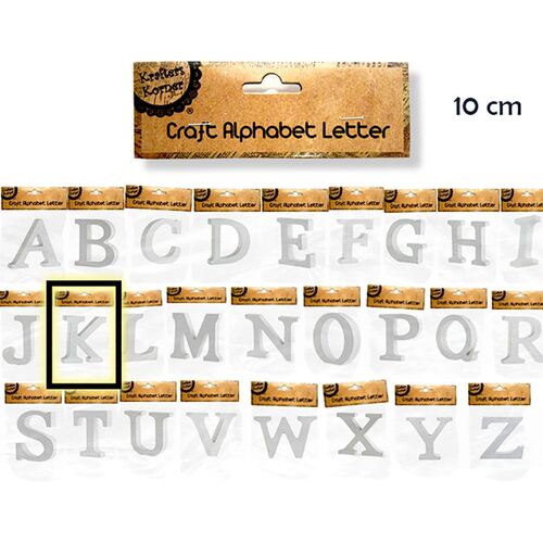 10cm Alphabet Letters- K