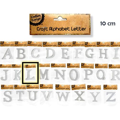 10cm Alphabet Letters- L