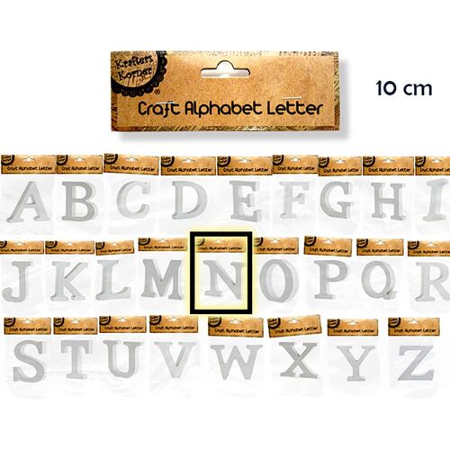 10cm Alphabet Letters- N