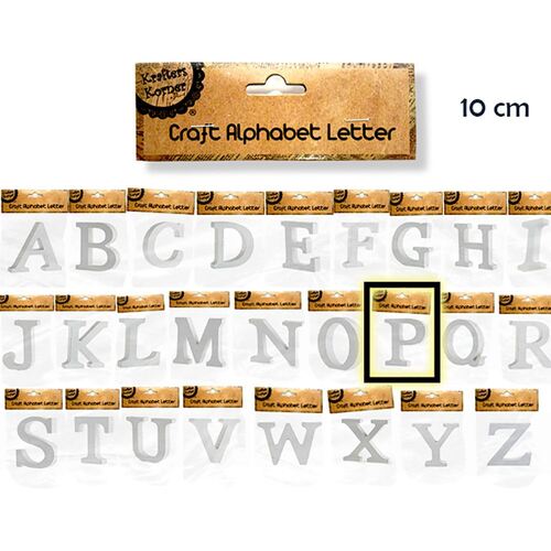 10cm Alphabet Letters- P