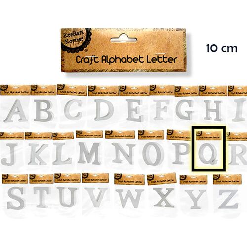 10cm Alphabet Letters- Q