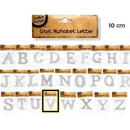 10cm Alphabet Letters- V